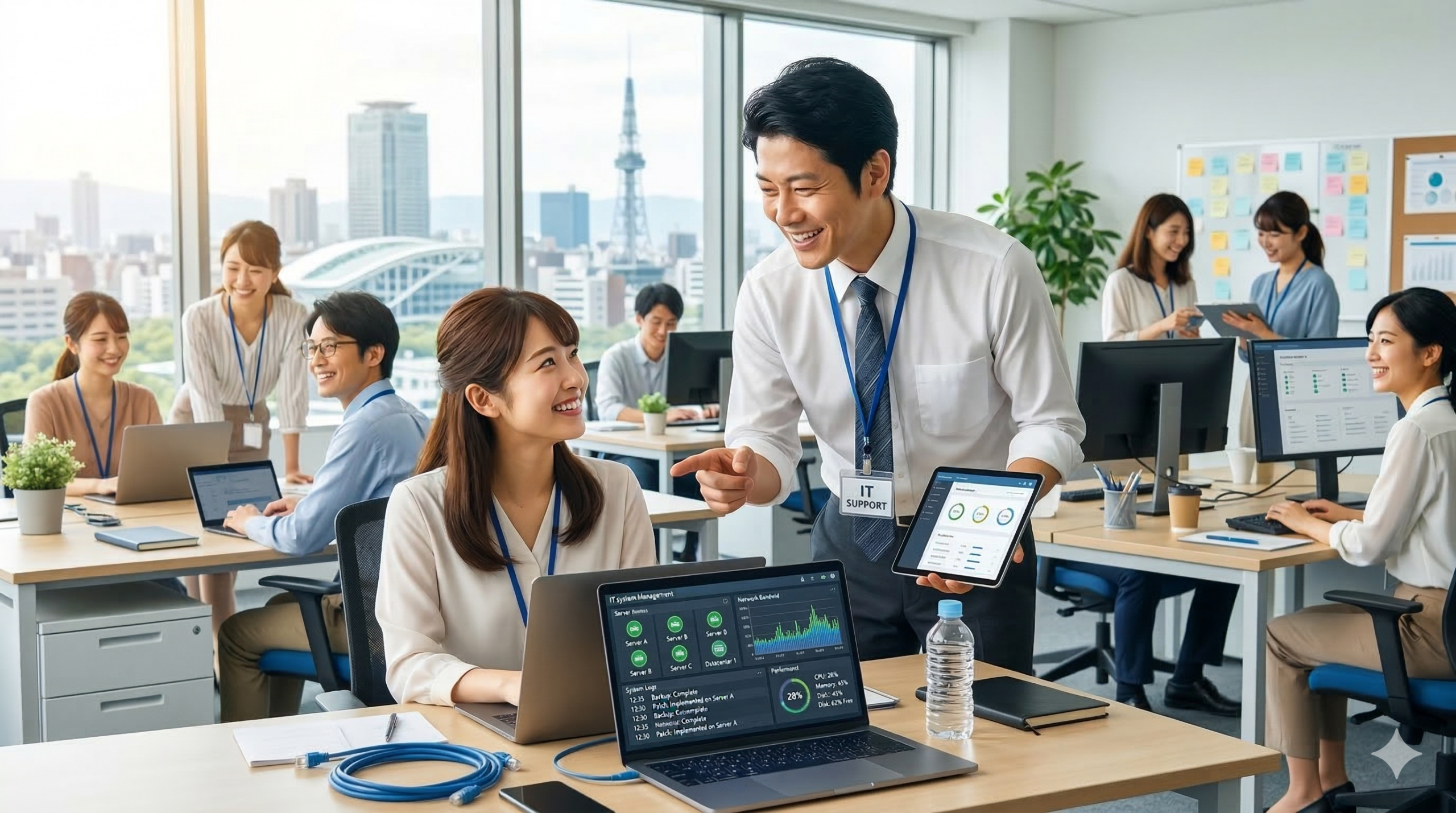 前向きに働く情シス担当者のメインビジュアル